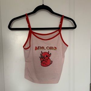 “Devil Child” Spaghetti Strap Tank Top
